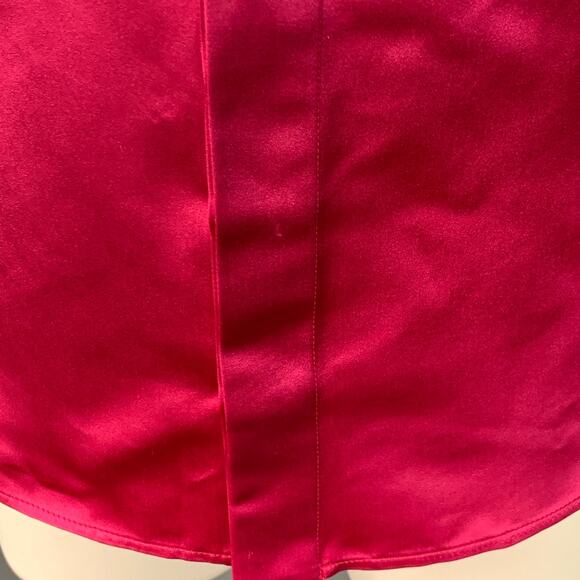 DSQUARED2 Size XS Fuchsia Silk Sleeveless Bow Dress Top - Picture 5 of 10